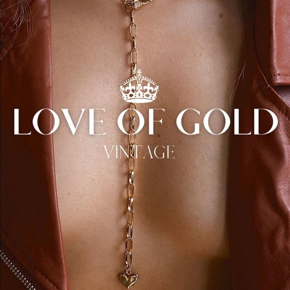 Love Of Vintage Gold REWORKED LV Necklace - Picture 3 of 7